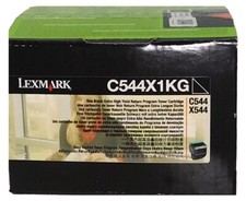 Lexmark C544X1KG Black Toner Cartridge C544 C546 X548 - Sealed Box Genuine picture