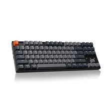 BLACK/GRAY - KEYCHRON K8 TENKEYLESS MECHANICAL KEYBOARD WHITE BACKLIGHT SIZE picture