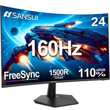 24 Inch Curved Gaming Monitor up to 160Hz 1ms Computer Monitor picture