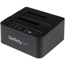 StarTech 2-Bay SATA HDD SSD Duplicator Dock USB 3.1 10Gbps 28GB/min SDOCK2U313R picture
