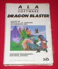 Dragon Blaster for the Apple II II+ IIe IIc IIgs Computer NEW SEALED picture