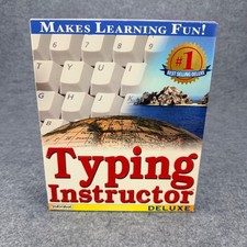 Typing Instructor Deluxe v15 PC CD-ROM New Sealed Windows 98 XP 2000 ME Software picture