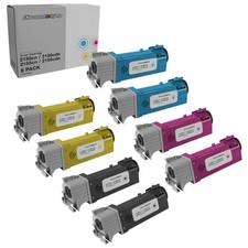 8PK BLACK COLOR Toner High Yield Cartridge for Dell 2150cdn 2150c 2155cdn 2155cn picture