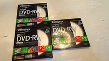 Memorex Mini DVD-RW 1.4GB 30 Min 8cm Rewritable Camcorder Discs NEW Sealed Lot 3 picture