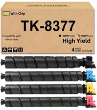TK8377 Toner Cartridge with Chip for Kyocera TASKalfa 3554ci Printer 4 Pack picture