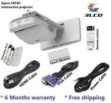 Epson 595Wi Ultra Short Throw 3LCD Projector 3300 Lumens - Brand New Lamp picture