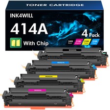 With Chip 4x W2020A Toner Cartridge For HP 414A Laserjet Pro MFP M454dw M479fdw picture