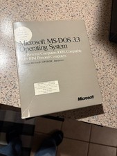 Vintage 1987 Microsoft Ms-Dos 3.3 Good Condition picture