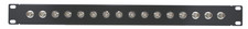 NEW Coaxial Port Patch Panels 16 Port Isolated BNC Female to Female 213C picture