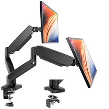 Dual Monitor Stand VESA Gas Spring Desk Mount Adjustable Swivel 13-32in Screen picture