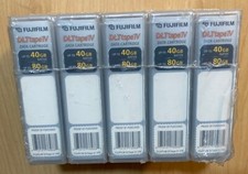 FUJIFILM DLT Tape IV Pack of 5 NEW Sealed Tapes Date Cartridge 80gb picture
