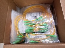 Lot of 280 SC/APC-SC/APC Simplex 9/125 OS2 Singlemode Fiber Patch Cable OFNR 2m picture