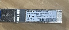Nokia 3FE56563AA 01 10G/10G EPON ONU PR30 SFP+ I-TEMP CLASS 1 LASER picture
