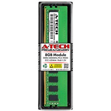 8GB PC4-19200E ECC UDIMM (Replacement for Micron MTA9ASF1G72AZ-2G3B1) Memory RAM picture