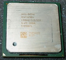 INTEL PENTIUM 4  2.8 GHz PROCESSOR, 533 MHz BUS, SL6PF, SOCKET 478, US SELLER picture