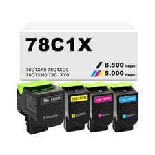 78C1XK0 78C1XC0 78C1XM0 78C1XY0 Extra High Yield Compatible 4-Pack Replacemen... picture