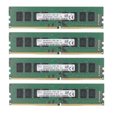 Hynix 64GB 4X16GB DDR4 2133MHz PC4-17000 2RX8 UDIMM Memory Ram HMA82GU6MFR8N-TF picture