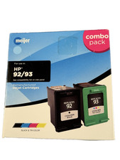 HP 92/93 Meijer Inkjet Cartridges Combo Pack NEW Sealed in 2016 VINTAGE Expired picture