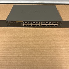 D -Link 24 DES-1024d Plug &Play 24 Port Gigabit Ethernet Switch With Rack Mounts picture
