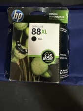 Genuine HP 88XL Black Ink Cartridge High Yield C9396A New Sealed OEM picture