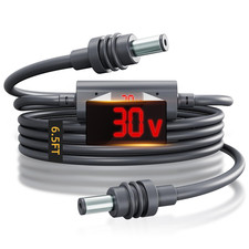 Starlink Mini DC Power Cable Extension, 2m/6.5ft 18AWG Tinned Copper | Real-Time picture