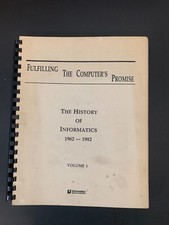 Vtg History of Informatics General Corporation IBM Mainframes Mark IV Software picture