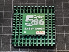 Cyrix Cx5x86-100GP Vintage CPU 486 Socket 2/3 100MHz Excellent Pins Collector Gr picture