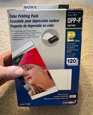 Sony SVM-F120P Color Print Pack DPP-F 4X6 120 Photo Sheets 2 Ink Cartridges picture