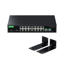 18-Port 2.5GB Switch Unmanaged, Ethernet Switch 2.5 Gigabit, 16 x 2.5G Base-T... picture