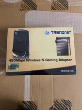 TRENDnet N450 TEW-687GA Wi-Fi Wireless Gaming Adapter Wifi Router New (Y1) picture