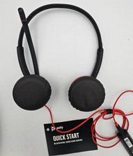 Poly Blackwire 3220 Wired Headset Plantronics Noise-Canceling Mic with Case NEW picture
