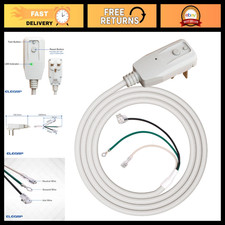 25Amp 12AWG 240VAC Power Cord Plug for A/C, LCDI Interrupter, 7.5FT, UL Certifie picture