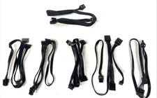 LOT of 6 Cables for EVGA 850 BQ 850W Power Supply PCI-E SATA Molex Perif picture