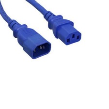 2' Blue Power Cable for Dell PowerSwitch N1500 N2000 N2024 N2024P Jumper Cord picture