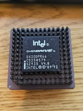 486 DX66 BOX INTEL PROCESSOR DX2ODPR66 486 DX2 66Mhz OverDrive CPU SZ935 SZ904 picture