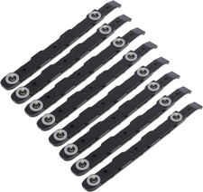 8 Pack Chassis Hard Drive Mounting Plastic Rails,Black picture