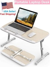 Ergonomic Portable Laptop Tray Lap Desk Bed Sofa Notebook Wood Foldable 23.7