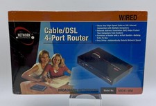 Network Everywhere NR041-WM Wired Cable DSL 4 Port Router Broadband New picture