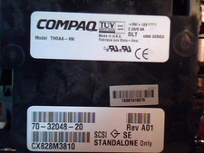 DLT Tape Drive Compaq 20/40 GB TH5AA-HK 70-32048-20 SCSI SE Standalone A01  picture