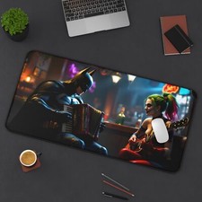 Desk Mat&Mouse Pad:Batman , Harley Quinn Friendship ,Custom Desk Mat picture