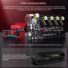 Tall Execution 3D Printer Expansion Board Strengthened Printing Stability CAN picture