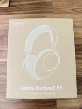 Jabra Evolve3 85 Wireless Bluetooth Headset ANC Microsoft Teams Black Excellent picture