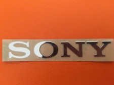 1 pcs Sticker for Sony Silver Logo TV PlayStation Game Laptop Desktop 60mm x10mm picture