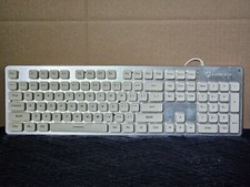 LANGTU Membrane Gaming Keyboard, Rainbow LED Backlit Quiet Keyboard for Office, picture
