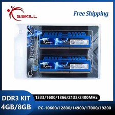 G SkiLL Ripjaws X DDR3 RAM 8GB 16GB 1333 1600 1866 2133 2400 Desktop Memory Kit picture