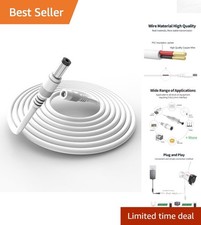 Dependable 6.6FT 12V DC Power Extension Cable - Ideal for Surveillance Systems picture