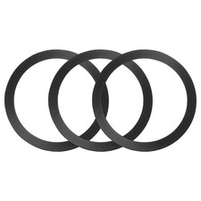 3Pcs Magnetic Adapter Ring Magnetic Wireless Charger Conversion Kit Black picture