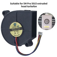 24V Extrusion Head Turbo Cooling Fan Dual Ball 3D Printer Parts  for 5M Pro 5015 picture