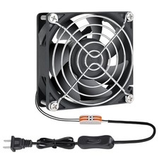 Muffin Fan 110V 120V 220V 3 Inch Fan with AC Plug Electronic Cooling Fan 80Mm X picture