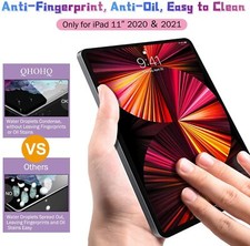 4-Pack Tempered Glass Screen & Camera Protector For Pad Pro 11 inch 2020 2021 picture